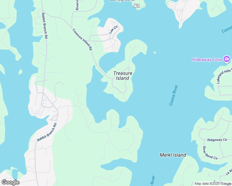 map of restaurants, bars, coffee shops, grocery stores, and more near 110 Treasure Island Circle in St. Clair County