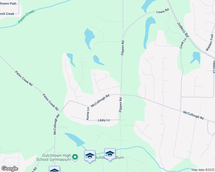 map of restaurants, bars, coffee shops, grocery stores, and more near 130 Midland Drive in Stockbridge