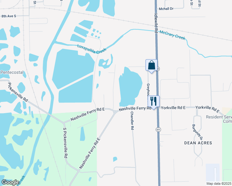 map of restaurants, bars, coffee shops, grocery stores, and more near 128 Pandora Drive in Columbus