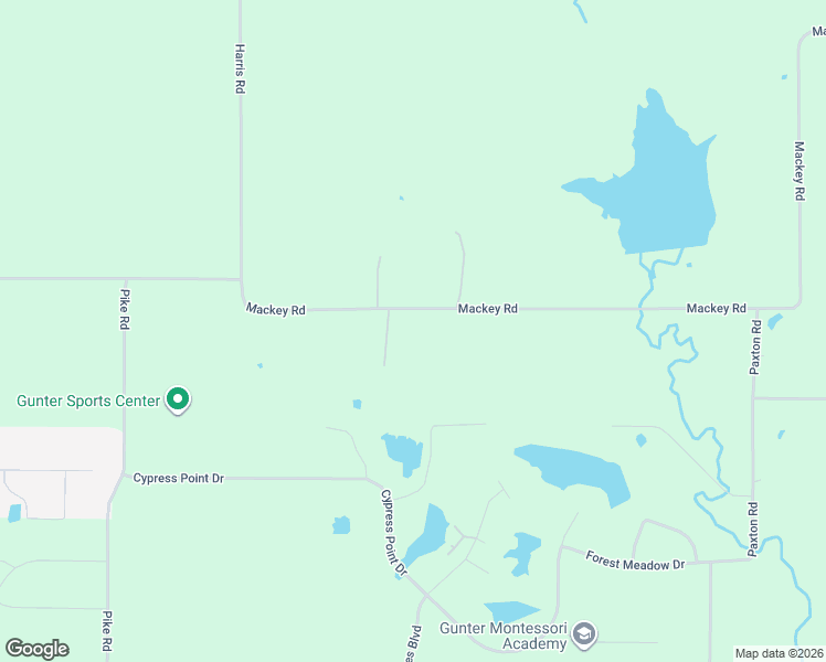 map of restaurants, bars, coffee shops, grocery stores, and more near 1730 Mackey Road in Howe
