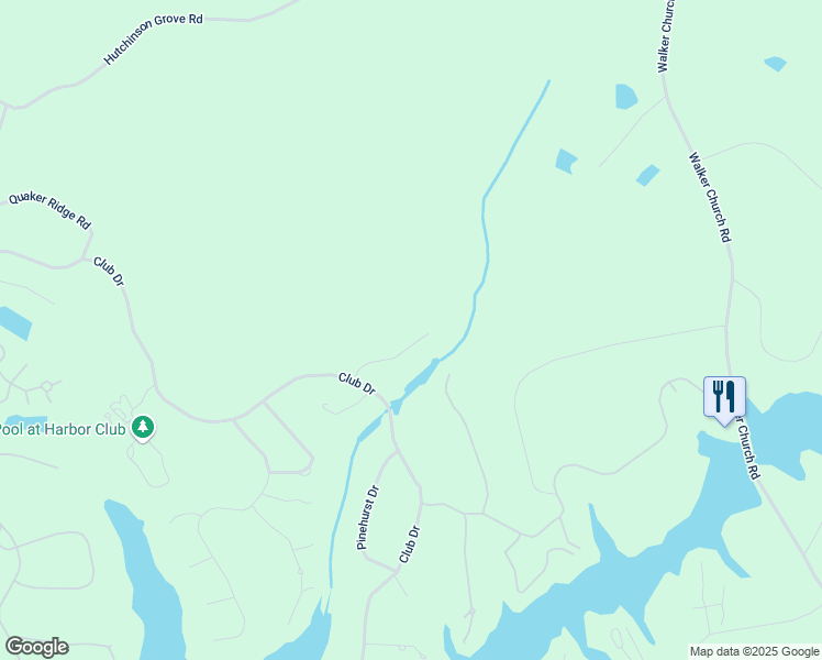 map of restaurants, bars, coffee shops, grocery stores, and more near 1050 Forrest Highlands in Greensboro