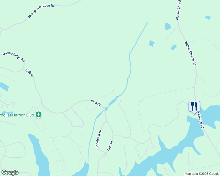 map of restaurants, bars, coffee shops, grocery stores, and more near 1050 Forrest Highlands in Greensboro