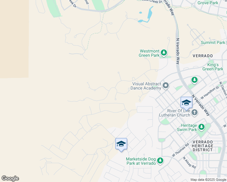 map of restaurants, bars, coffee shops, grocery stores, and more near West Mountain Cove Place in Buckeye