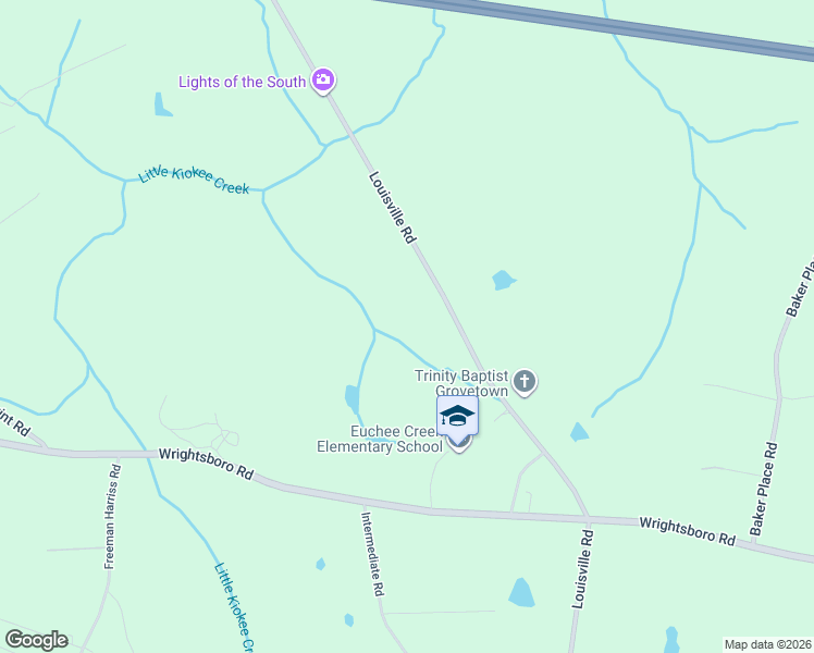 map of restaurants, bars, coffee shops, grocery stores, and more near 5949 Wrightsboro Road in Harlem