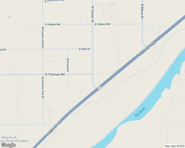 map of restaurants, bars, coffee shops, grocery stores, and more near 15471 East Thomas Road in Scottsdale
