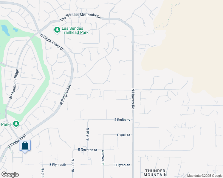 map of restaurants, bars, coffee shops, grocery stores, and more near 3635 North Stone Point in Mesa