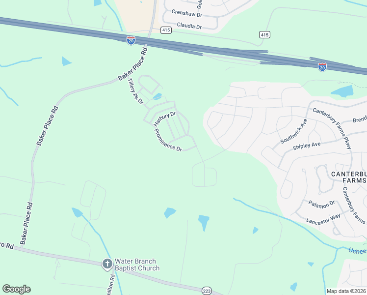 map of restaurants, bars, coffee shops, grocery stores, and more near 144 Clarinbridge Lane in Grovetown