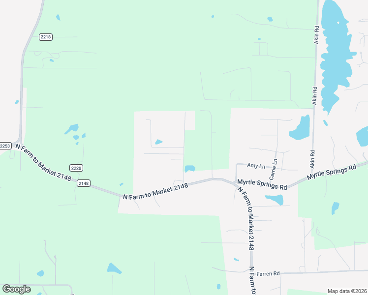 map of restaurants, bars, coffee shops, grocery stores, and more near Lewis Akin Road in Red Lick
