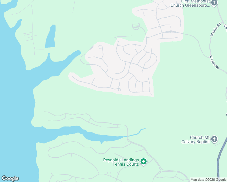 map of restaurants, bars, coffee shops, grocery stores, and more near 1060 Water Front Road in Greensboro