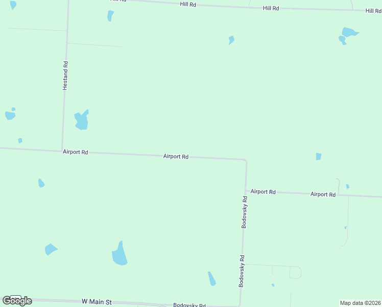 map of restaurants, bars, coffee shops, grocery stores, and more near Airport Road in Tioga