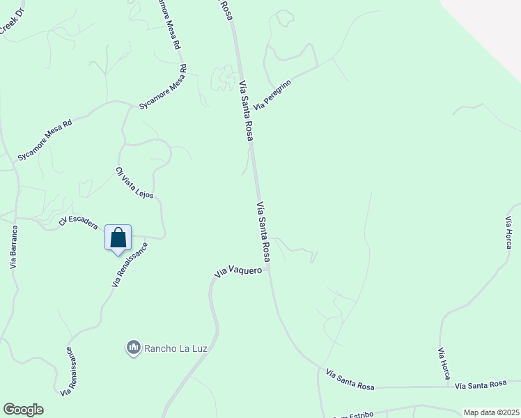 map of restaurants, bars, coffee shops, grocery stores, and more near Vía Santa Rosa in Temecula