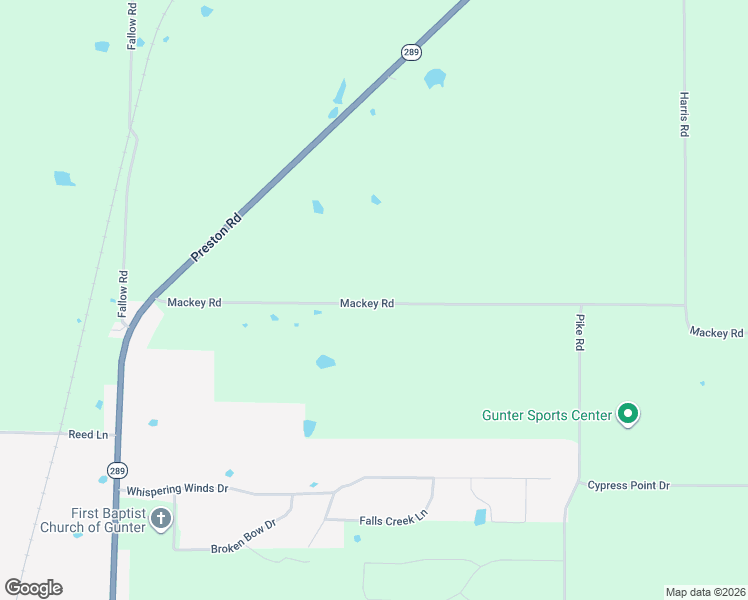 map of restaurants, bars, coffee shops, grocery stores, and more near 644 Mackey Road in Gunter