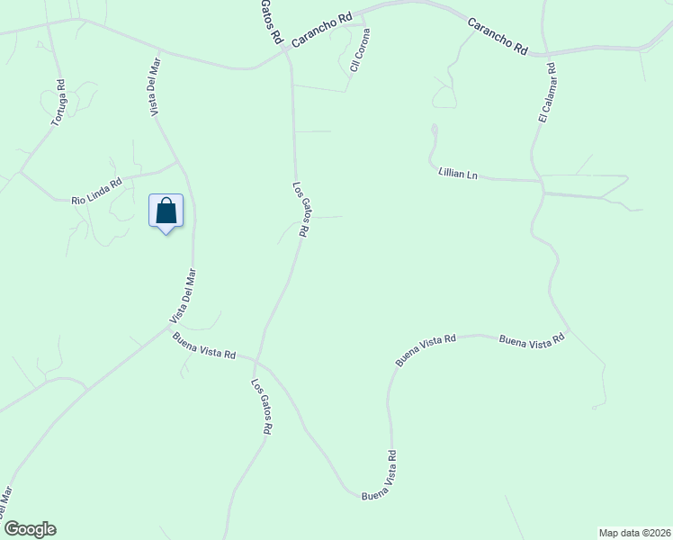 map of restaurants, bars, coffee shops, grocery stores, and more near 44894-44998 Los Gatos Road in Temecula