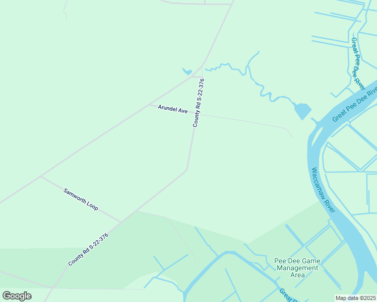 map of restaurants, bars, coffee shops, grocery stores, and more near County Road S-22-376 in Georgetown