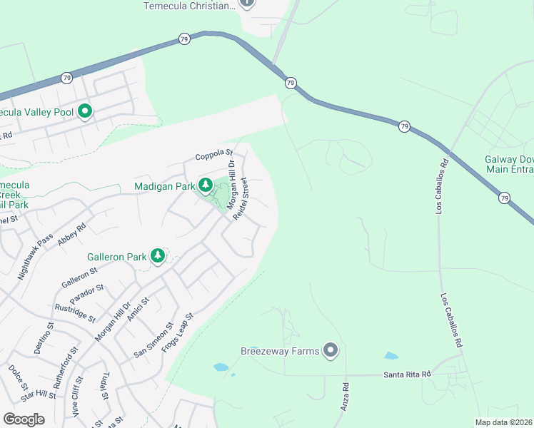map of restaurants, bars, coffee shops, grocery stores, and more near 34595 Collier Falls Court in Temecula