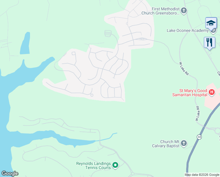 map of restaurants, bars, coffee shops, grocery stores, and more near 1051 Careywood Street in Greensboro