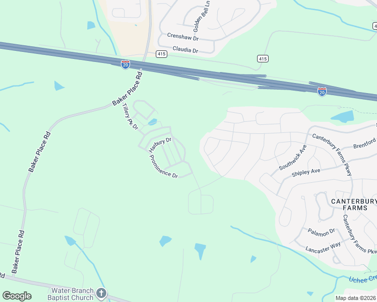 map of restaurants, bars, coffee shops, grocery stores, and more near 145 Clarinbridge Lane in Grovetown
