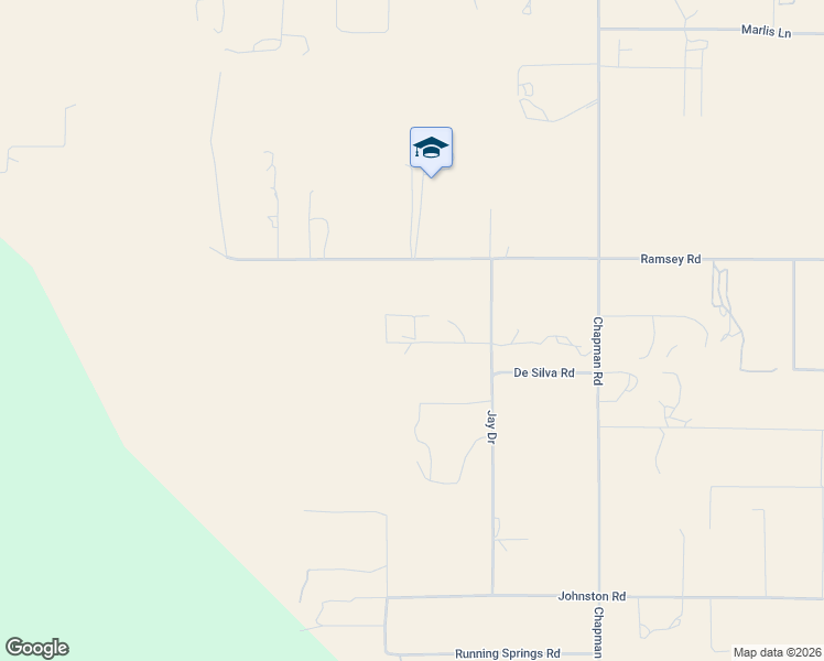 map of restaurants, bars, coffee shops, grocery stores, and more near 57611 Ramsey Road in Anza