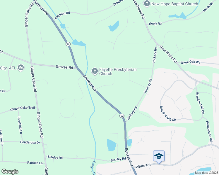map of restaurants, bars, coffee shops, grocery stores, and more near 125 Madison Place in Fayetteville