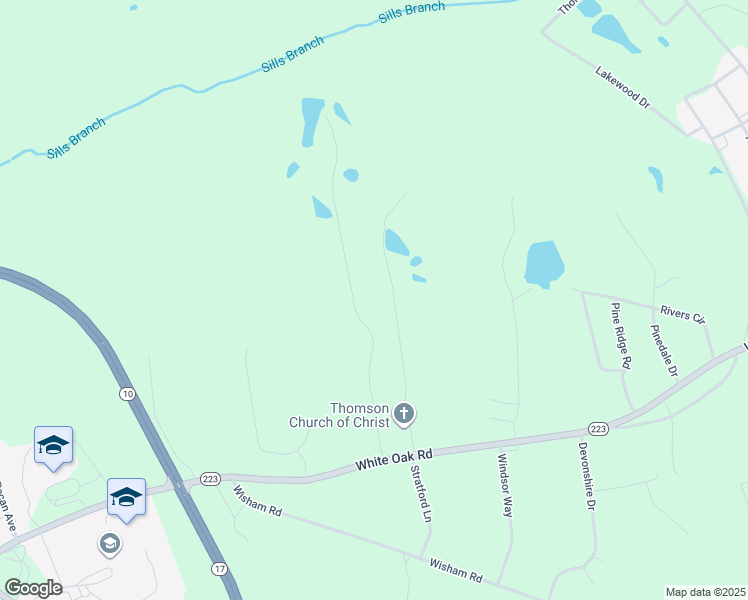 map of restaurants, bars, coffee shops, grocery stores, and more near 146-394 Morris Road in Thomson