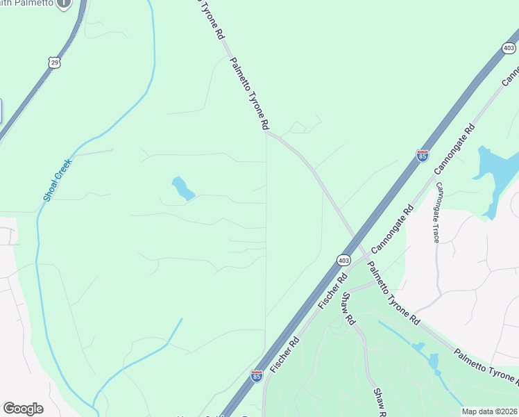 map of restaurants, bars, coffee shops, grocery stores, and more near 141 Fischer Spur Road in Newnan