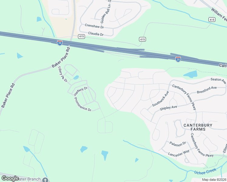 map of restaurants, bars, coffee shops, grocery stores, and more near 818 Chesham Avenue in Grovetown