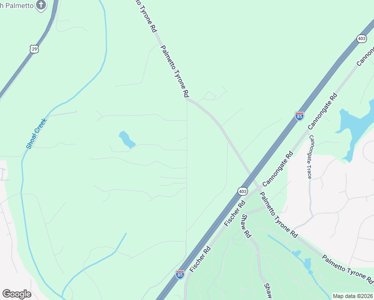 map of restaurants, bars, coffee shops, grocery stores, and more near 141 Fischer Spur in Newnan