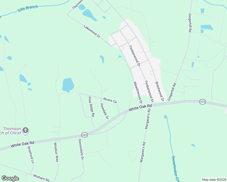 map of restaurants, bars, coffee shops, grocery stores, and more near 168 Rivers Circle in Thomson