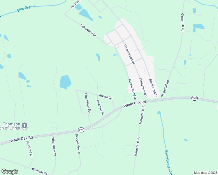 map of restaurants, bars, coffee shops, grocery stores, and more near 168 Rivers Circle in Thomson