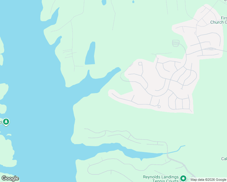 map of restaurants, bars, coffee shops, grocery stores, and more near 1310 Water Front Road in Greensboro