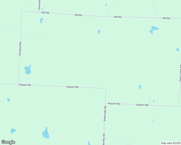 map of restaurants, bars, coffee shops, grocery stores, and more near Airport Road in Tioga