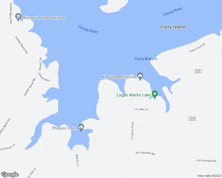 map of restaurants, bars, coffee shops, grocery stores, and more near 294 Stuarts Lane in Talladega