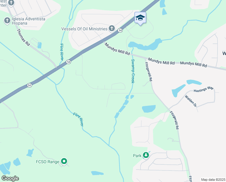map of restaurants, bars, coffee shops, grocery stores, and more near 9941 Musket Ridge Circle in Jonesboro