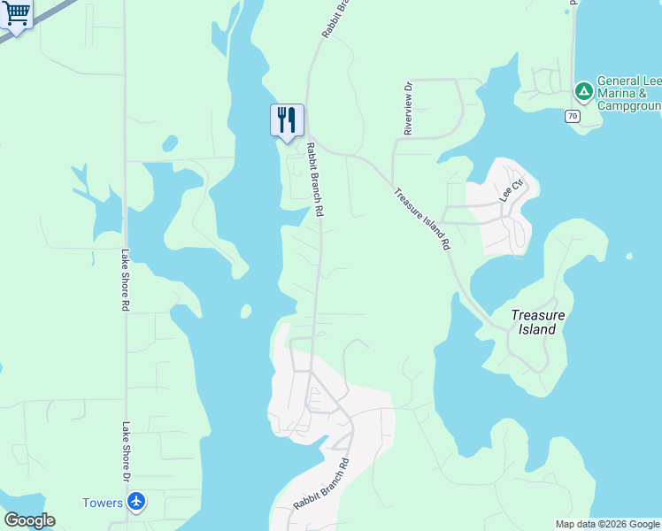 map of restaurants, bars, coffee shops, grocery stores, and more near 1315 Rabbit Branch Road in St. Clair County