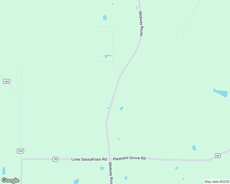 map of restaurants, bars, coffee shops, grocery stores, and more near 2015 Midway Route in Monticello