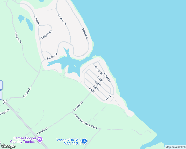 map of restaurants, bars, coffee shops, grocery stores, and more near 112 Santee Drive in Santee