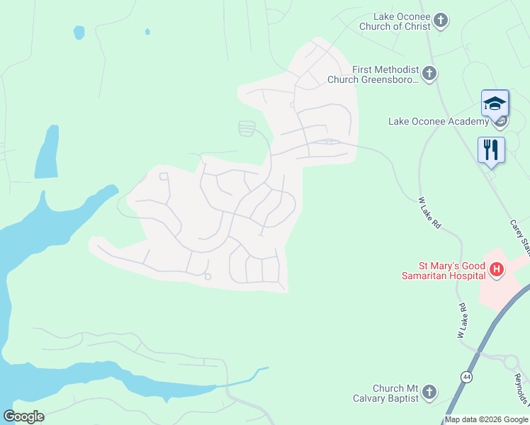 map of restaurants, bars, coffee shops, grocery stores, and more near 1071 Flat Rock Street in Greensboro