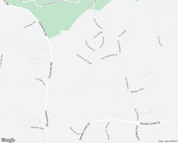 map of restaurants, bars, coffee shops, grocery stores, and more near Las Palmeras Drive in Riverside County