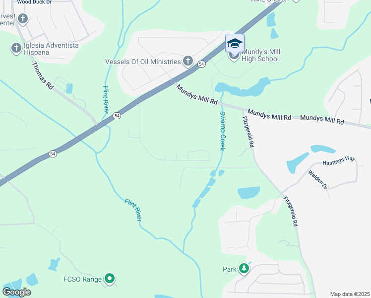 map of restaurants, bars, coffee shops, grocery stores, and more near 85 Pulaski Place in Jonesboro