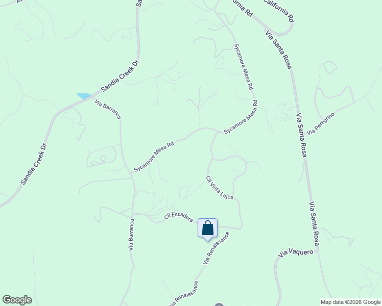 map of restaurants, bars, coffee shops, grocery stores, and more near 27375 Sycamore Mesa Road in Temecula