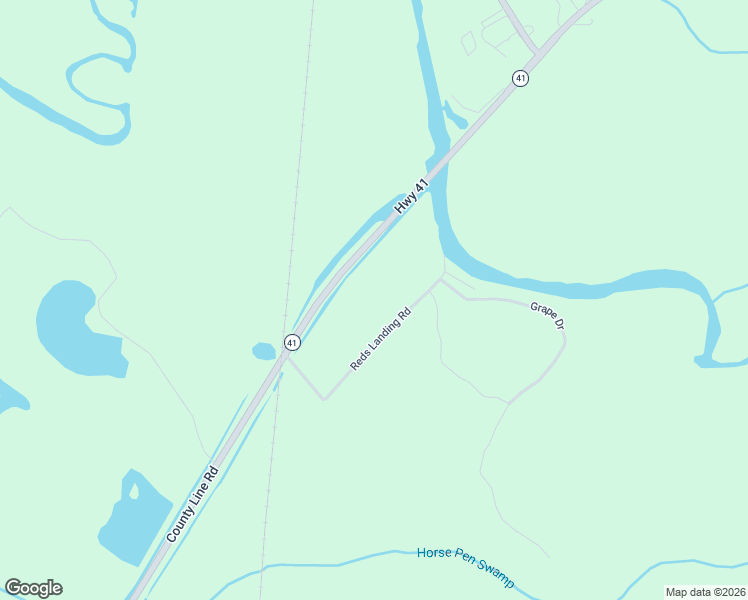 map of restaurants, bars, coffee shops, grocery stores, and more near 87 Reds Landing Road in Andrews