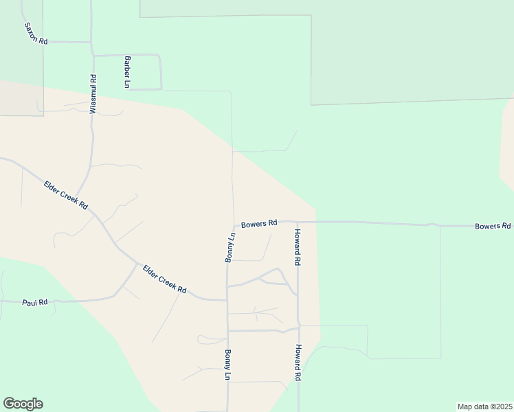 map of restaurants, bars, coffee shops, grocery stores, and more near 53870 Bowers Road in Aguanga