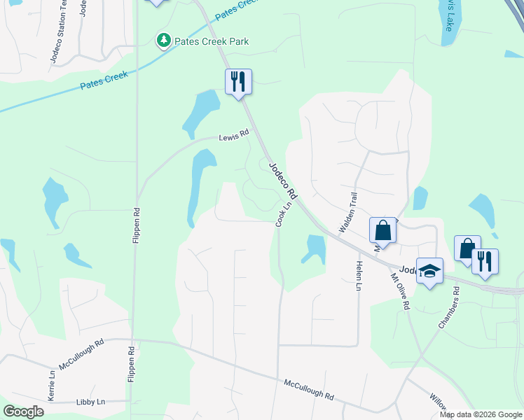 map of restaurants, bars, coffee shops, grocery stores, and more near 11 Cook Lane in Stockbridge