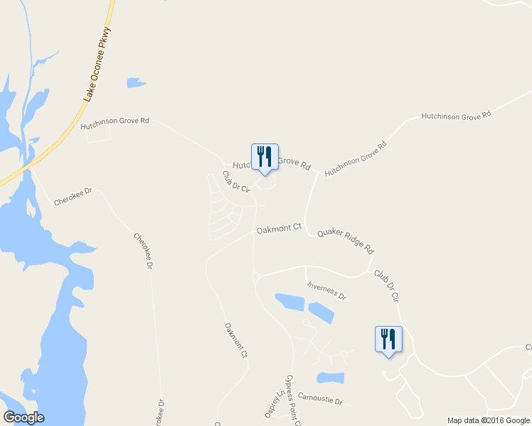 map of restaurants, bars, coffee shops, grocery stores, and more near 1404 Club Drive in Greensboro