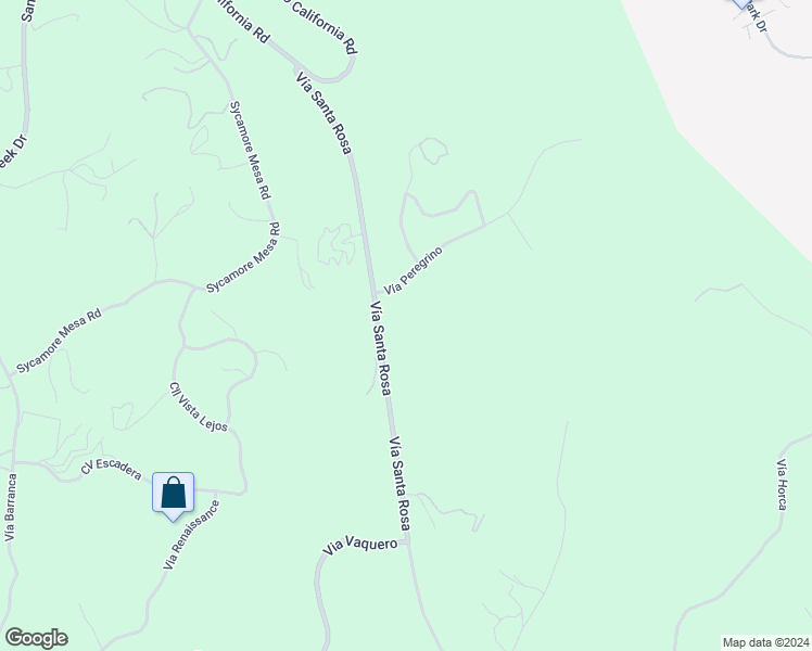 map of restaurants, bars, coffee shops, grocery stores, and more near Vía Santa Rosa in Temecula