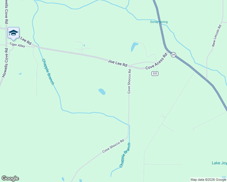 map of restaurants, bars, coffee shops, grocery stores, and more near 2002 County Road 325 in Talladega