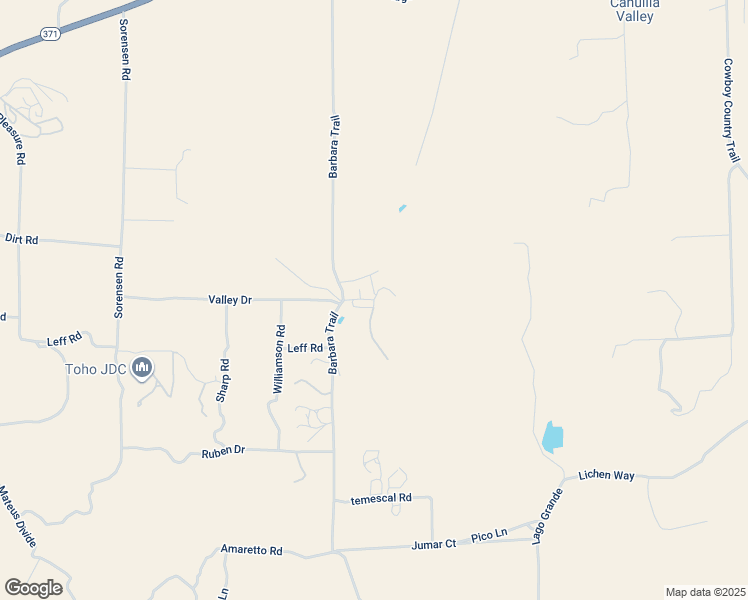 map of restaurants, bars, coffee shops, grocery stores, and more near Barbara Trail in Riverside County