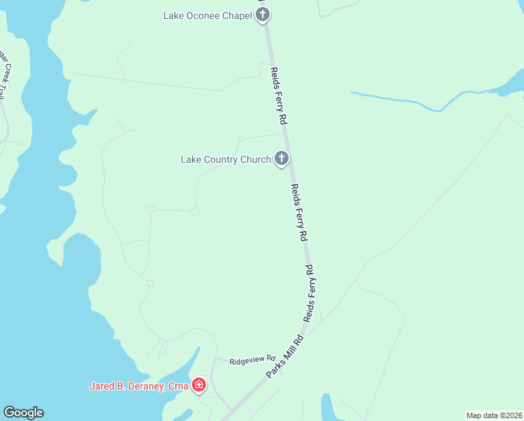 map of restaurants, bars, coffee shops, grocery stores, and more near 2491 Reids Ferry Road in Buckhead