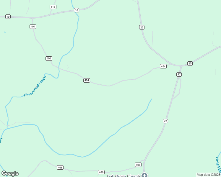 map of restaurants, bars, coffee shops, grocery stores, and more near 585 County Road 404 in Heflin