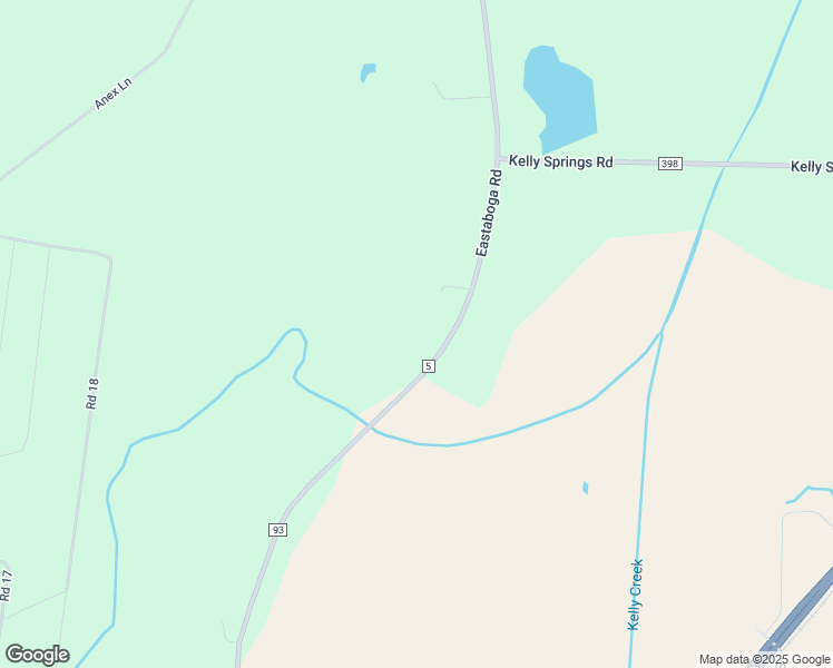 map of restaurants, bars, coffee shops, grocery stores, and more near 2609 Eastaboga Road in Talladega